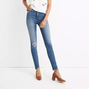 Madewell Curvy High-Rise Skinny Jeans DropStep Hem